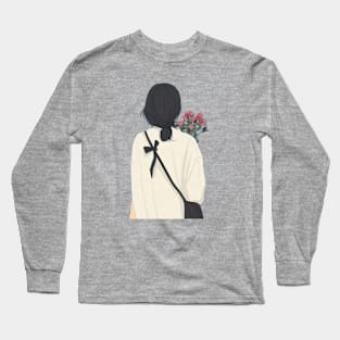 Girl flower Long Sleeve T-Shirt